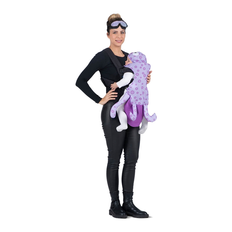 Diver and Octopus Parent and Infant Costume Set