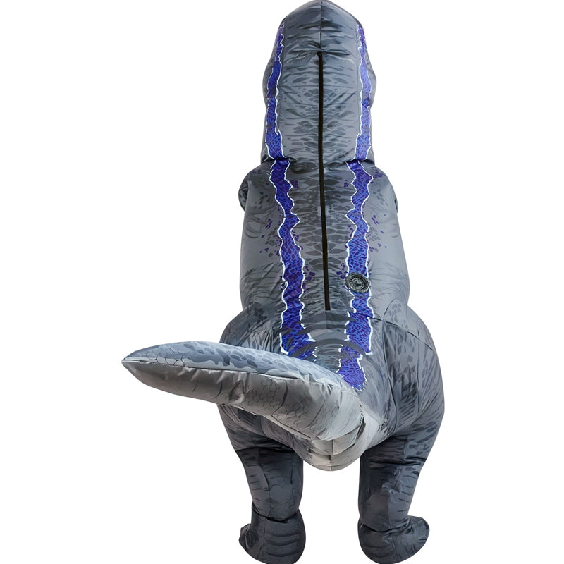 Blue Adult Inflatable Dinosaur Costume from Jurassic World