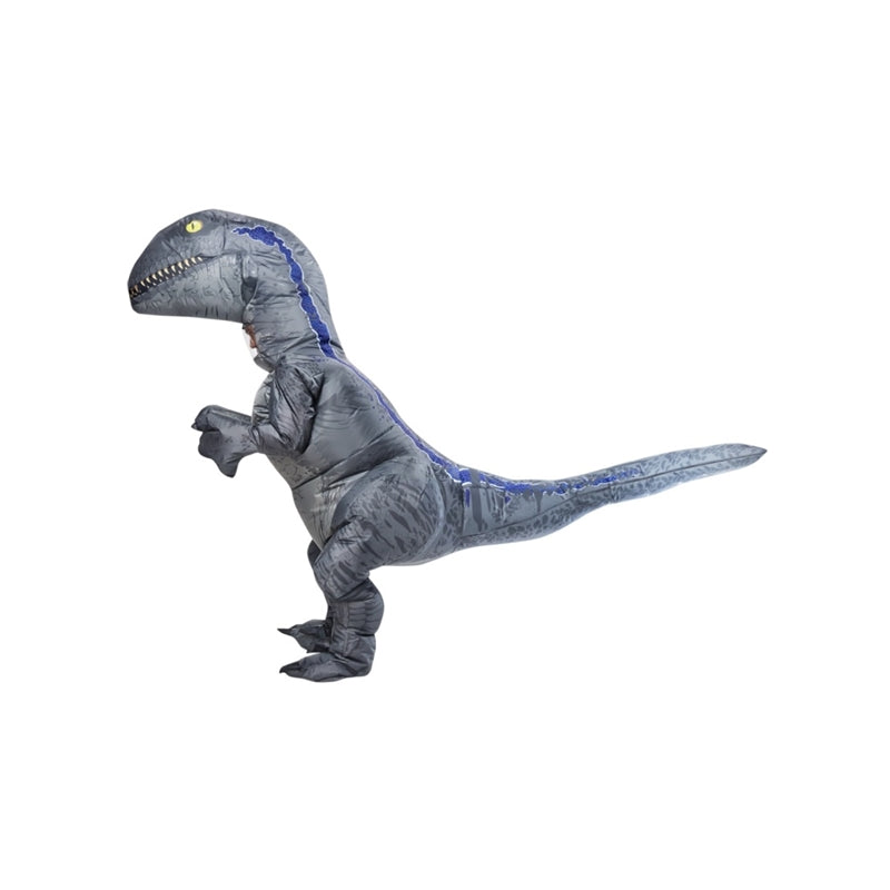Blue Adult Inflatable Dinosaur Costume from Jurassic World