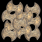 Set of 10 Gold Barbarian LARP Coins 