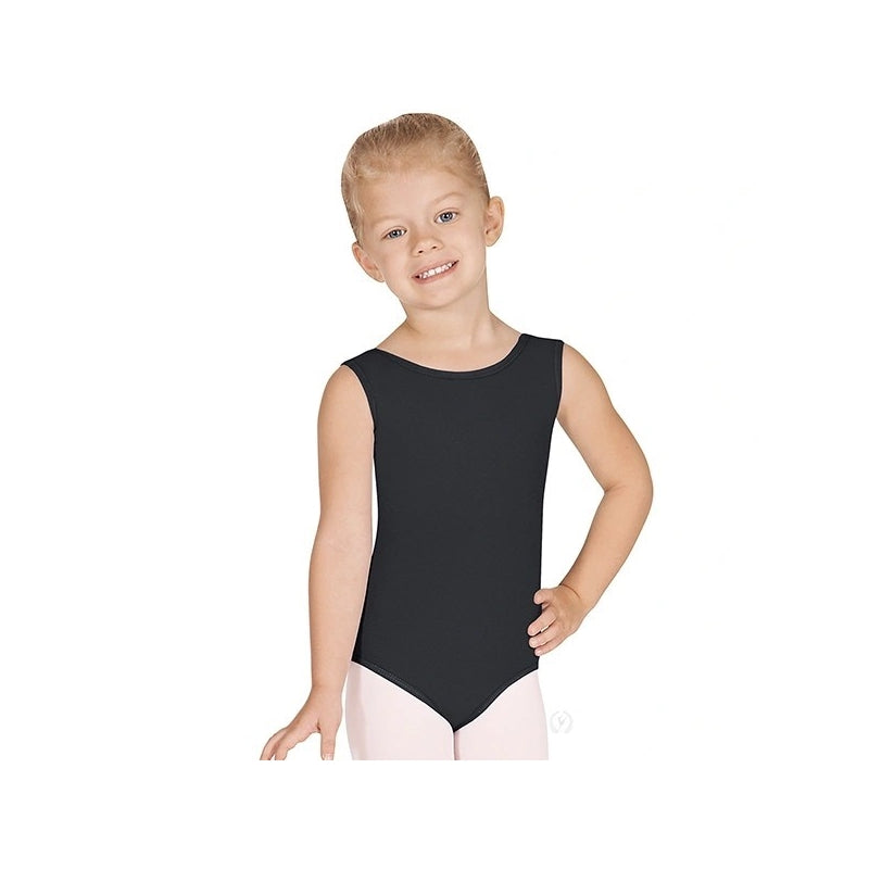 Leotard Microfiber Tank Child Black