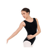 Leotard Microfiber Tank Adult Black