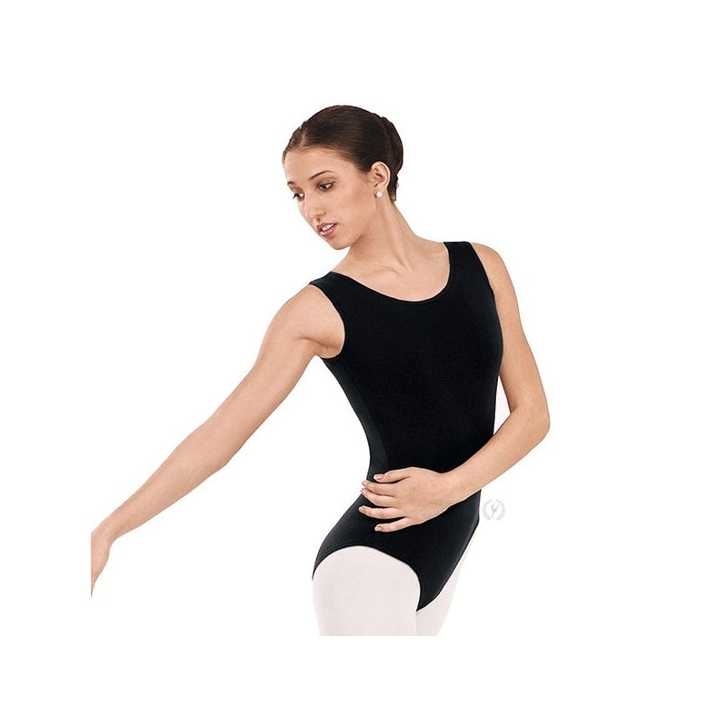 Leotard Microfiber Tank Adult Black