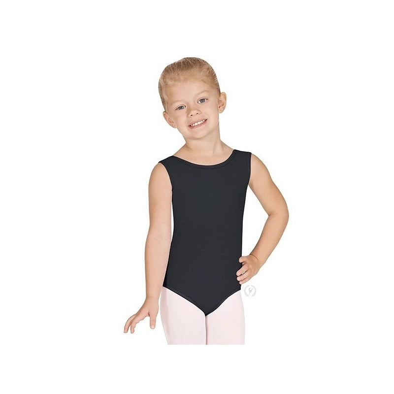 Leotard Cotton Lycra® Tank Child Black 