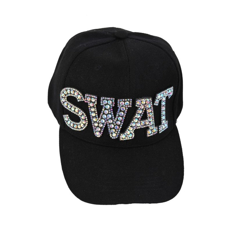 Bling SWAT Ball Cap Adult Black