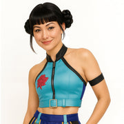 K-pop Anime Hunter Black Double Bun Wig for Adults