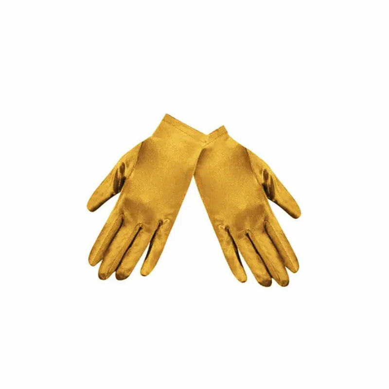 9 Inch Wrist Length Satin Gloves Adult