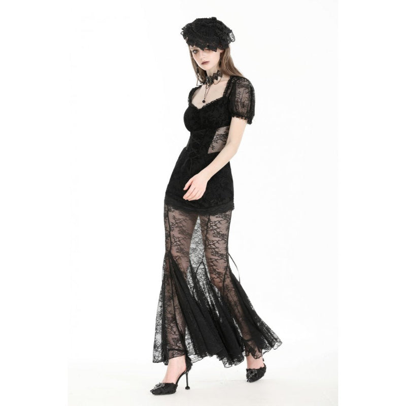 Gothic Lace Mermaid Dress Adult