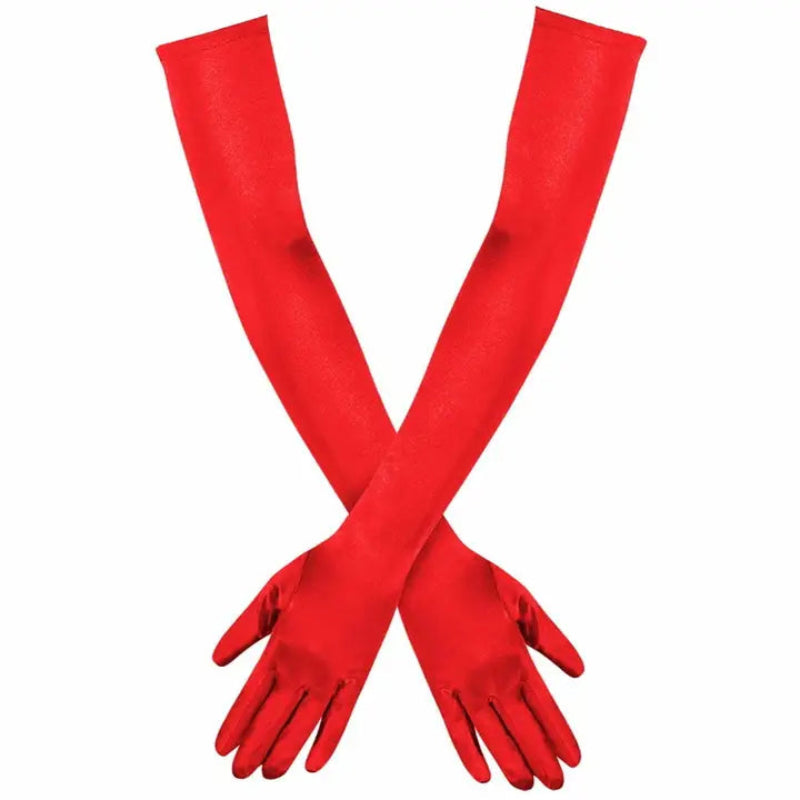 23 Inch Opera Length Satin Gloves