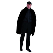 Short black cape without hood