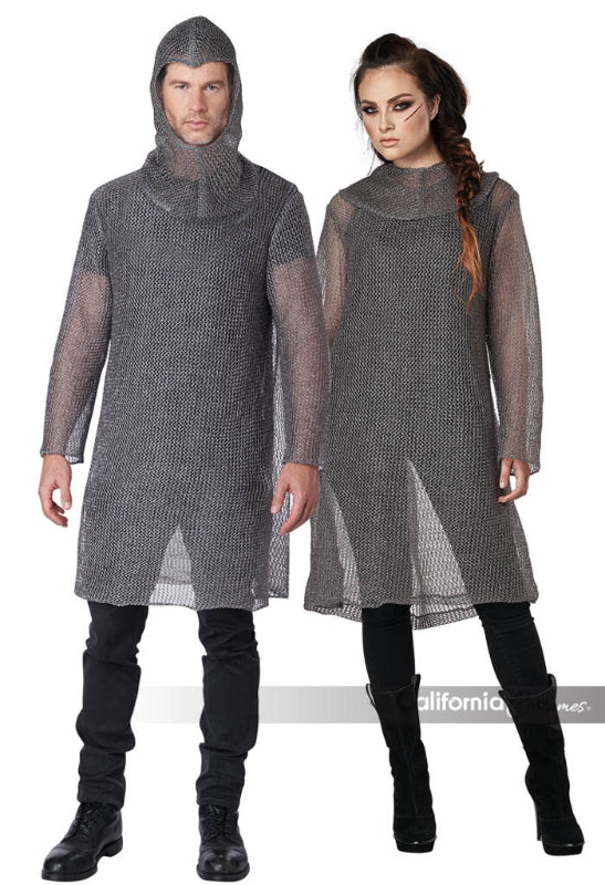 Chainmail Tunic and Cowl Adult L/XL