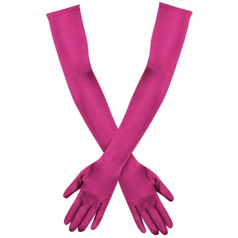 23 Inch Opera Length Satin Gloves