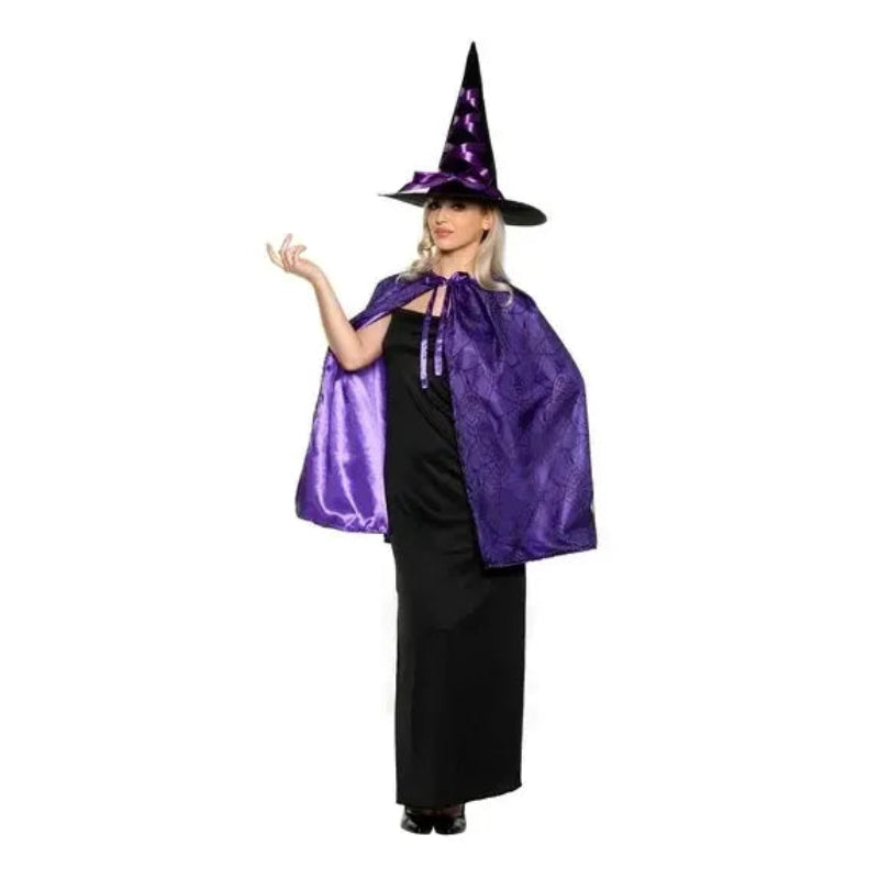Witch Cape and Hat Set Adult