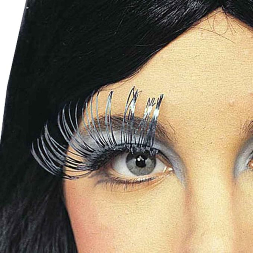 Metallic Tinsel Eyelashes - Long