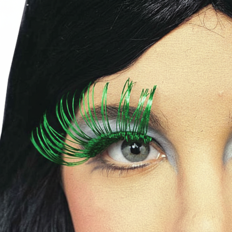 Metallic Tinsel Eyelashes - Long