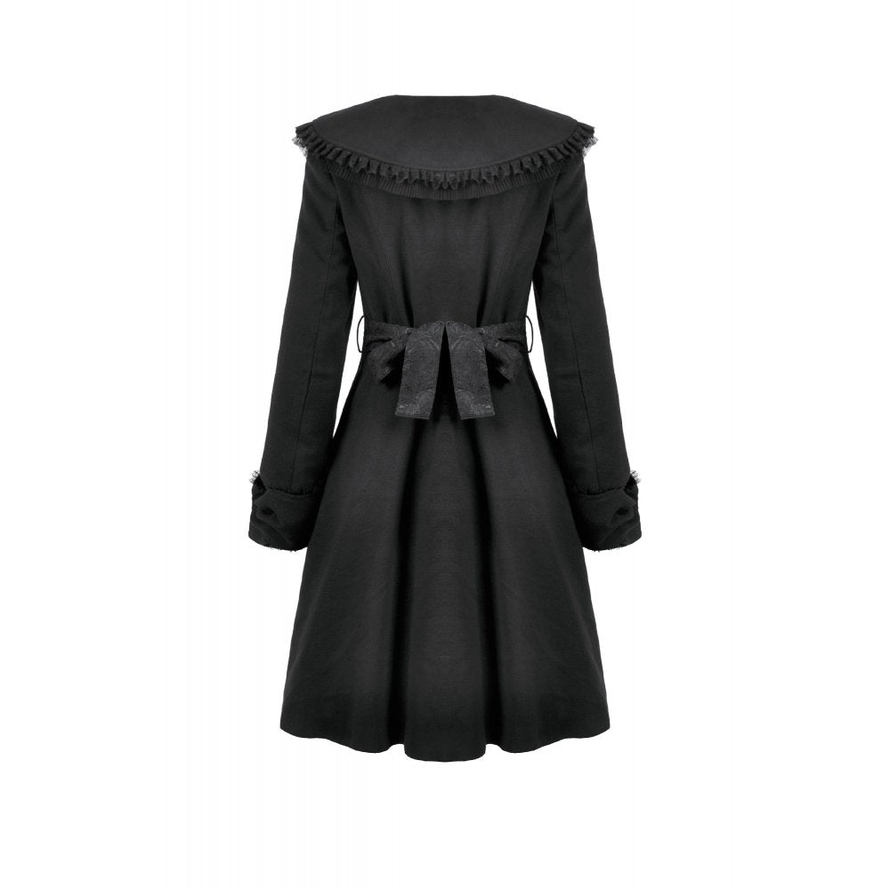 Gothic Bowknot Embroidered Coat