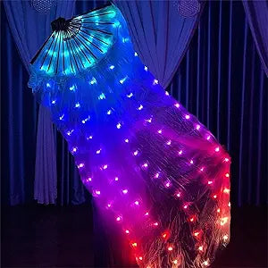 LED Silk Veil Fan Pair Rainbow Wi-Fi