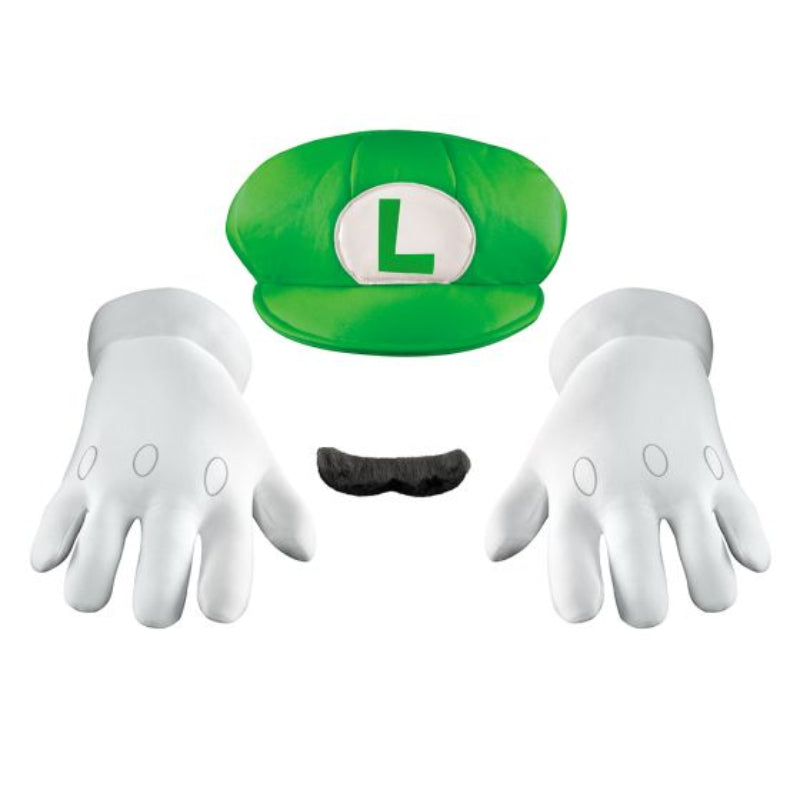 Super Mario Brothers Adult Luigi Accessory Kit