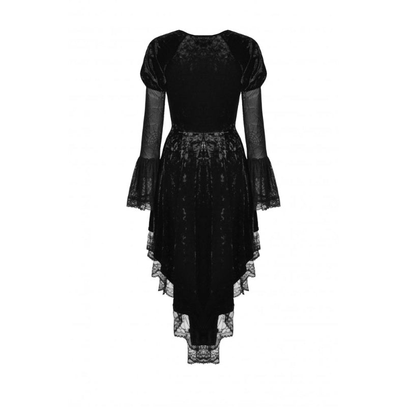 Spider Queen High Low Velvet Dress Adult