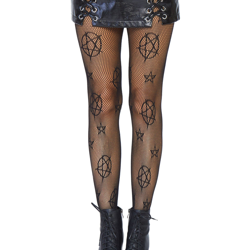 Occult Net Tights Adult Black