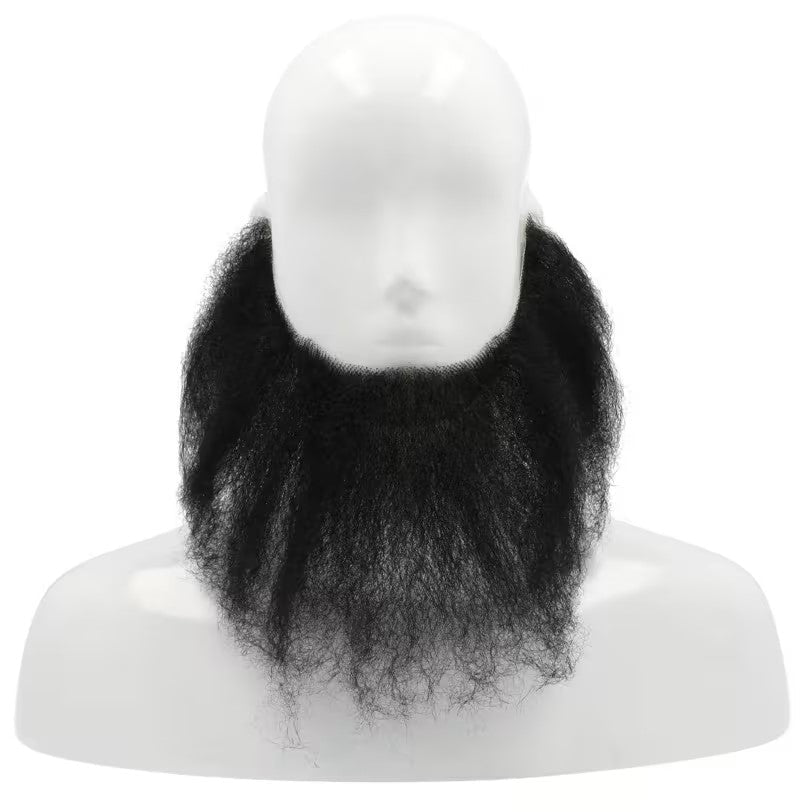 Eight Inch Wavy Full Face Beard