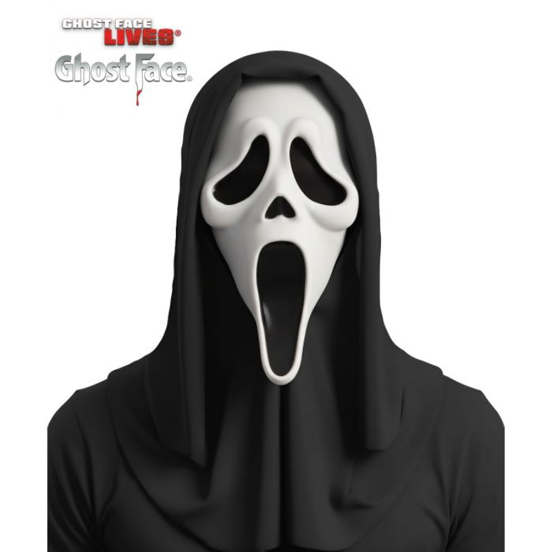 SCREAM! Ghost Mask with Shroud