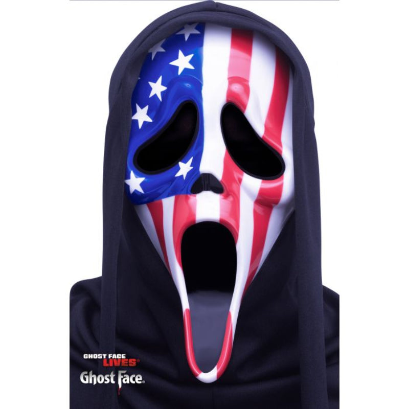 SCREAM! Ghost Mask with Shroud