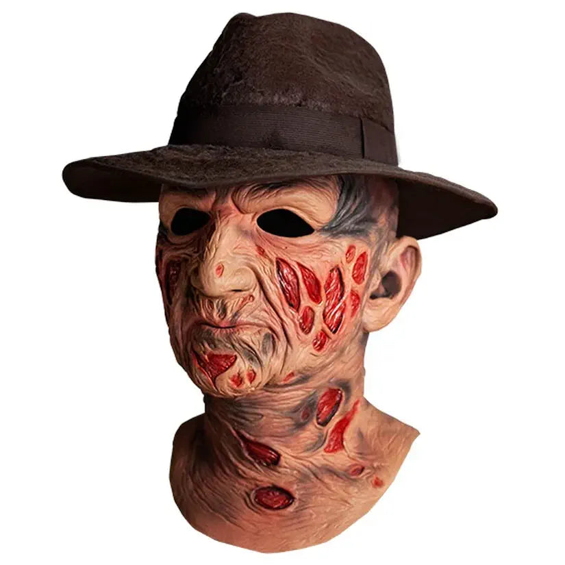 A Nightmare on Elm Street - Deluxe Freddy Krueger Mask with Fedora Hat