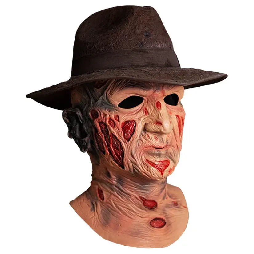 A Nightmare on Elm Street - Deluxe Freddy Krueger Mask with Fedora Hat