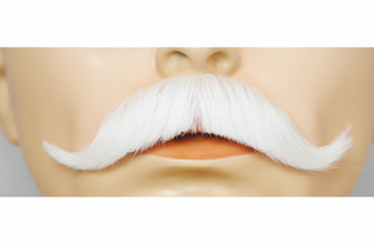 Deluxe Human Hair Edwardian Mustache