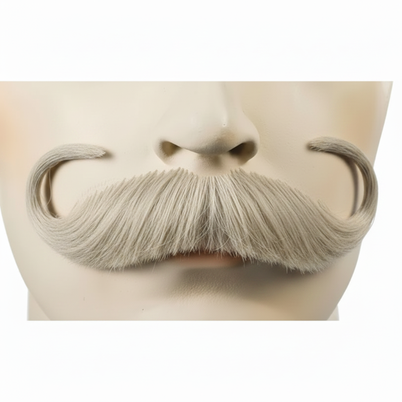 Deluxe Human Hair Handlebar Mustache