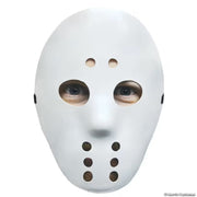 White Plastic Hockey Mask Adult