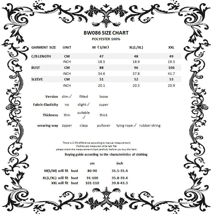 Sizing Chart