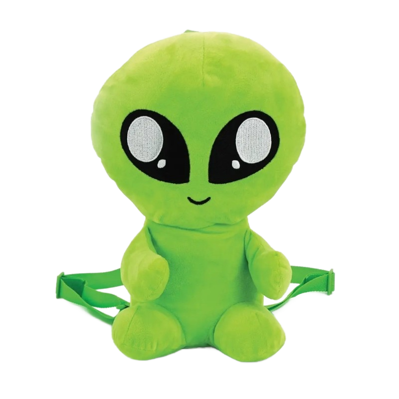 Baby Alien Stuffed Backpack Sitting