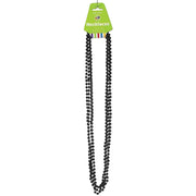 Bead Necklaces Black (4pk)