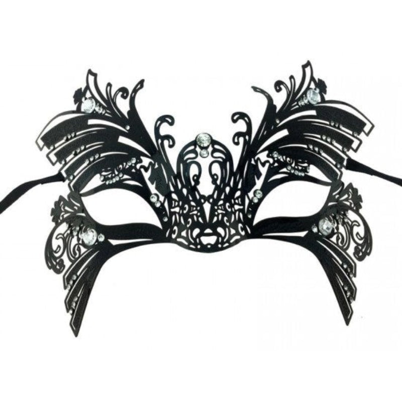 Metal Mask with Diamonds