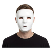 White Full Face Mask
