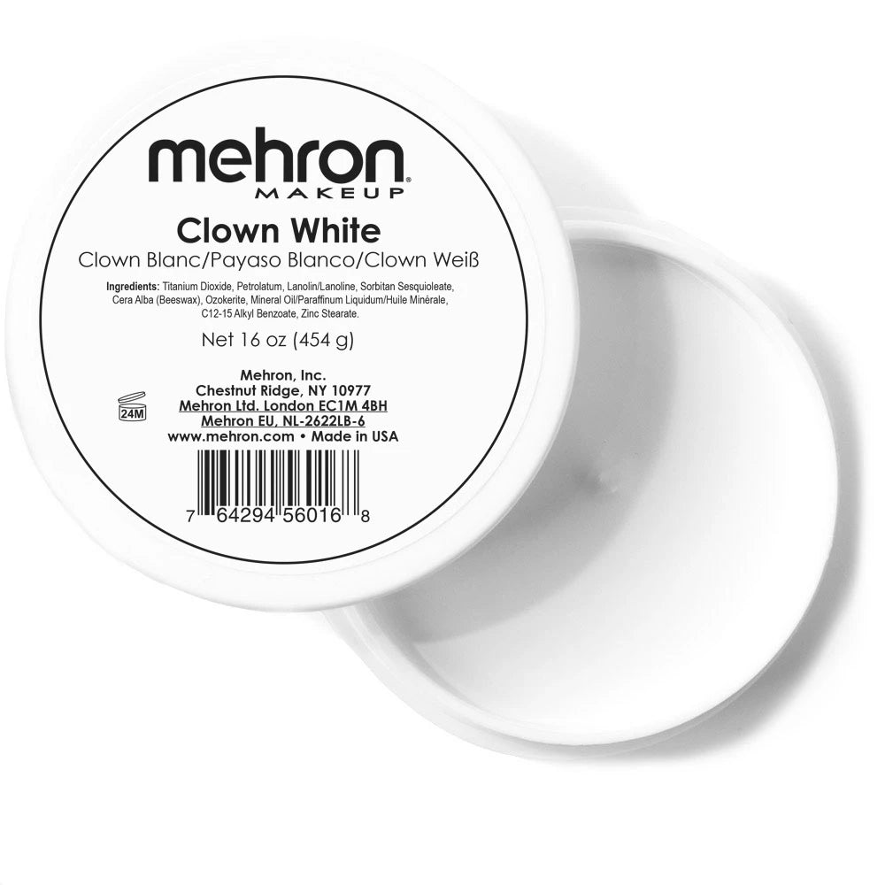 Mehron Clown White Clown Makeup