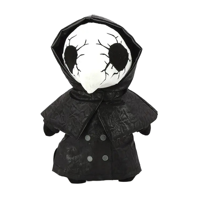 Cracked Eyes Plague Doctor Plush Backpack