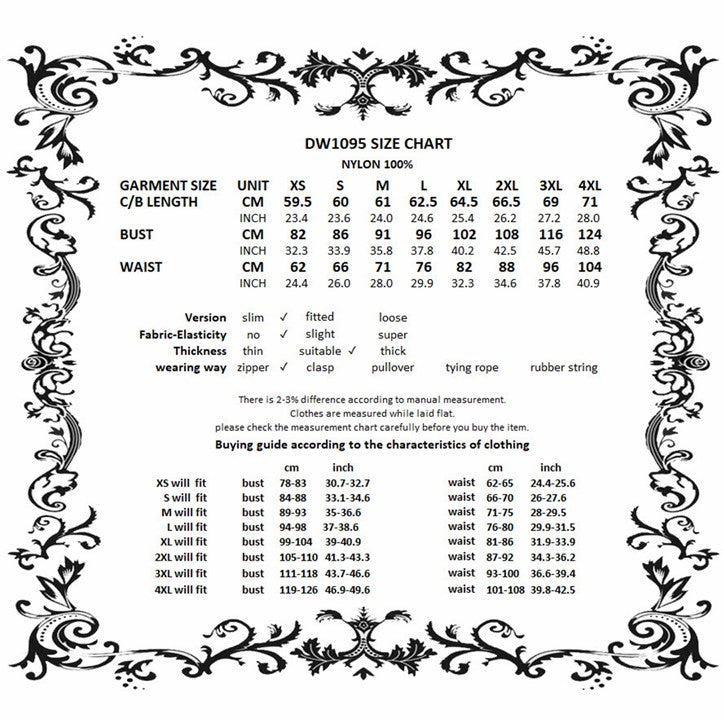 Sizing Chart