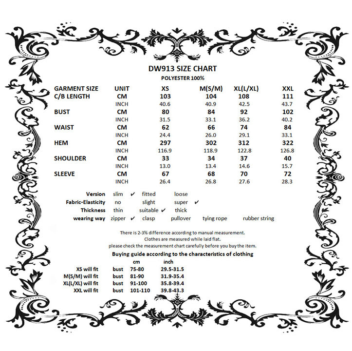 Sizing Chart