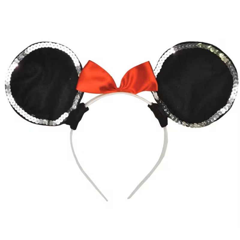 Mouse Ears with Red Bow