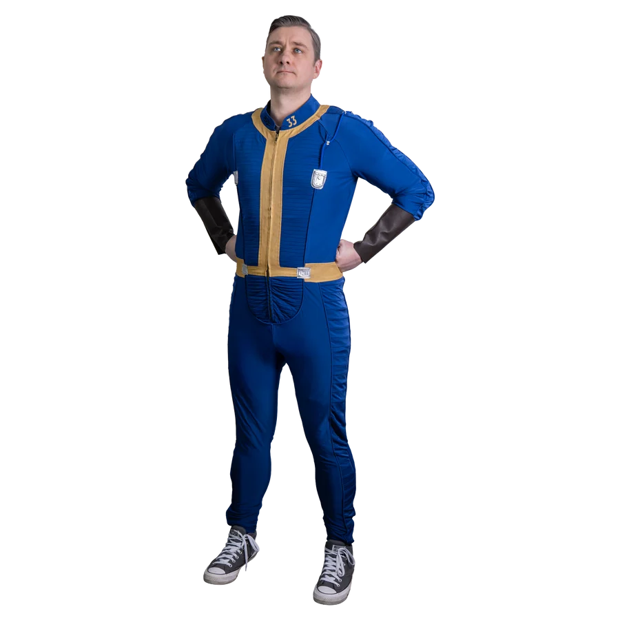 Fallout Series Vault 33 Vault Boy Adult Costume
