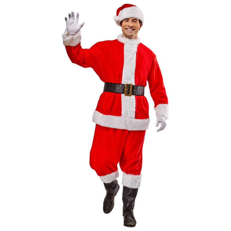 Santa Suit Flannel 6 Piece