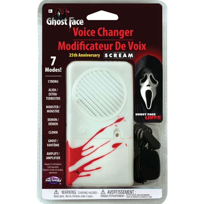 Ghost Face® 25th Movie Anniversary Deluxe Voice Changer