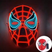 Spider Mask Aqua Neon