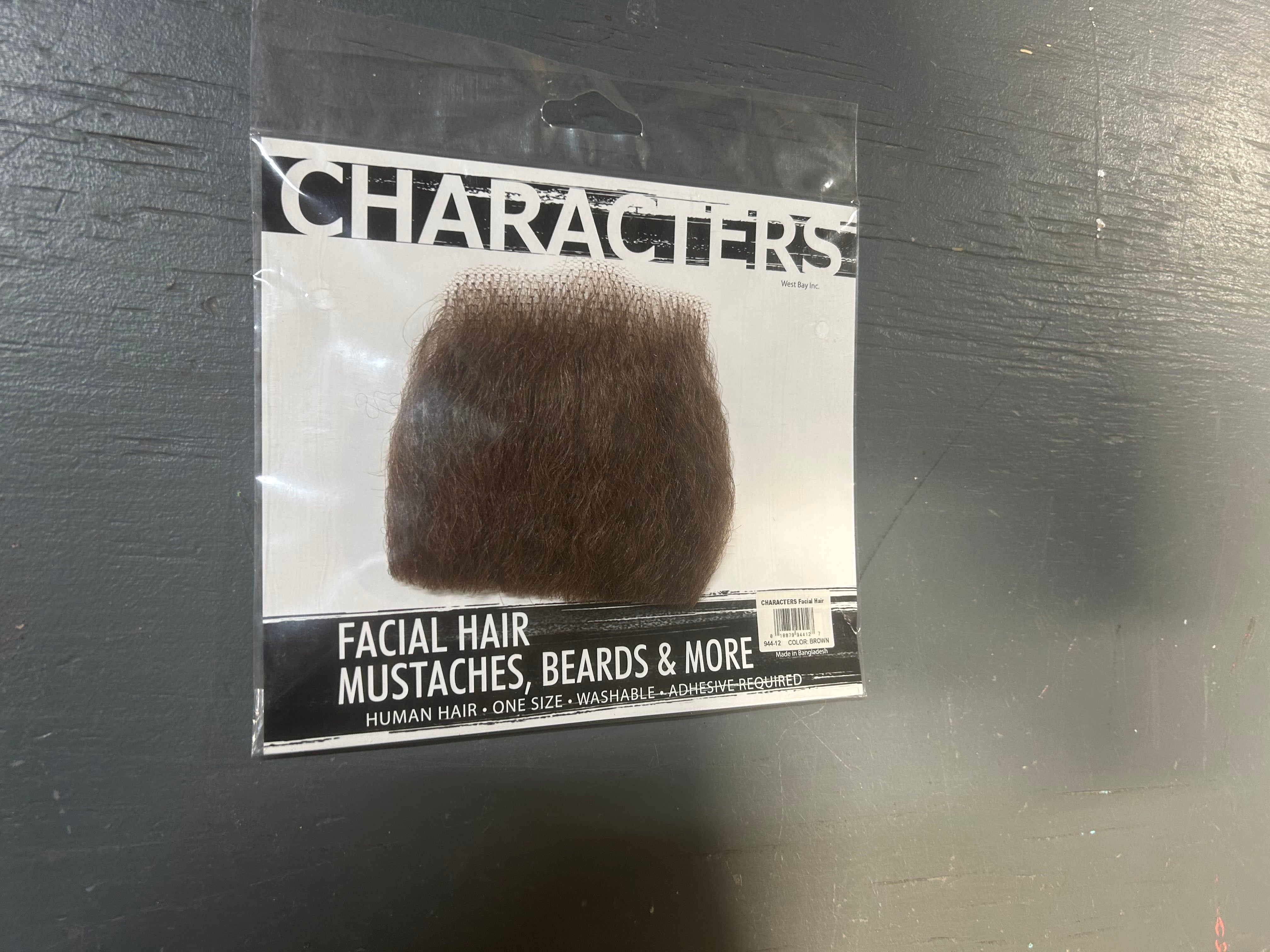 Human Hair Goatee 1 Point
