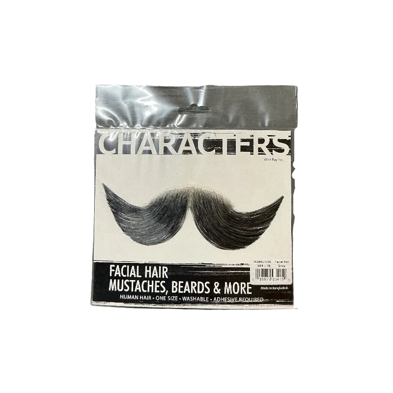 Human Hair Moustache 934 "Handlebar"
