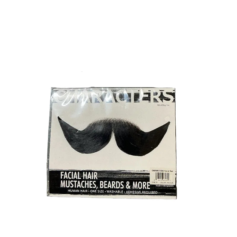 Human Hair Moustache 934 "Handlebar"