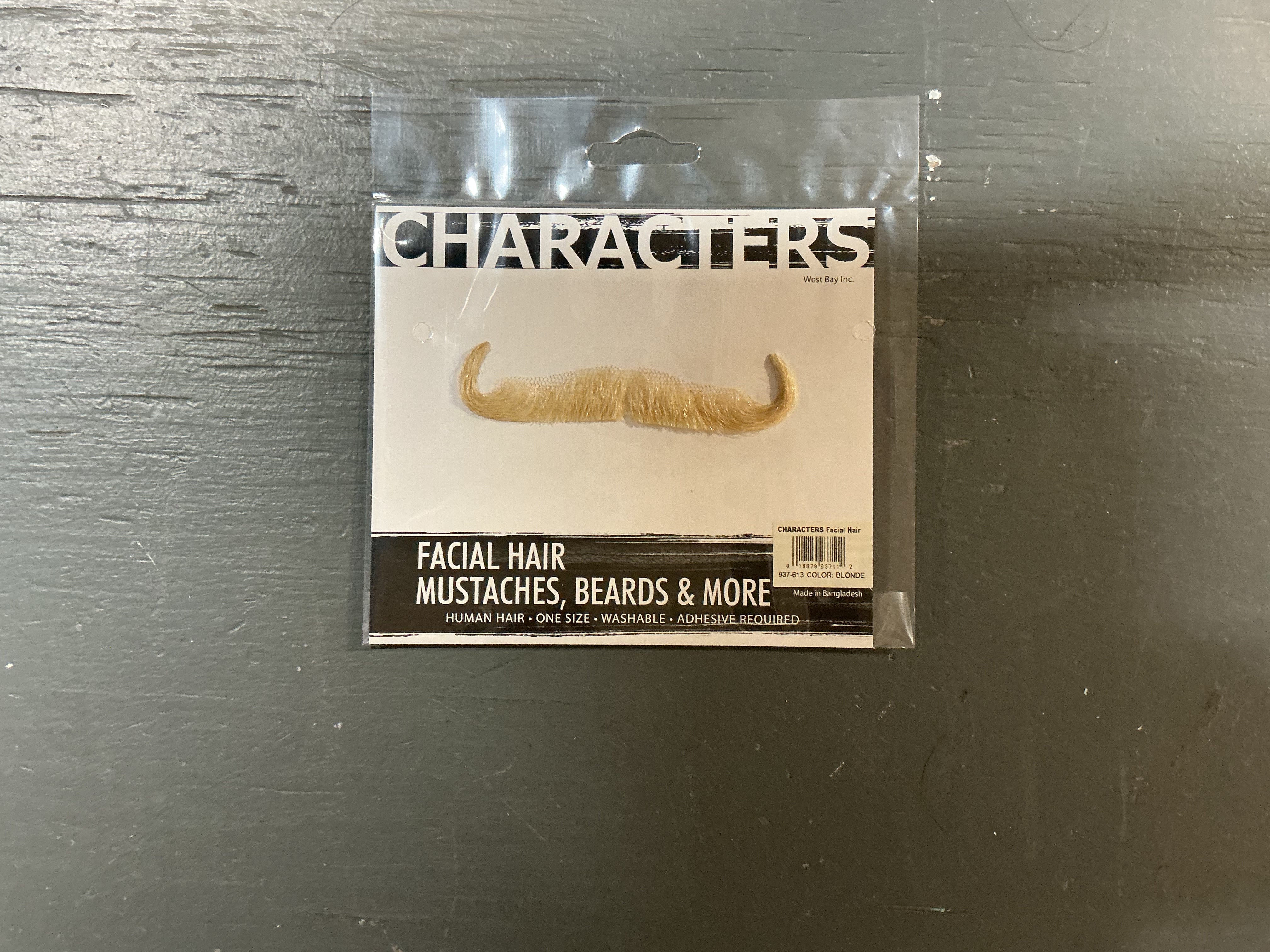 Economy Human Hair Debonair Mustache